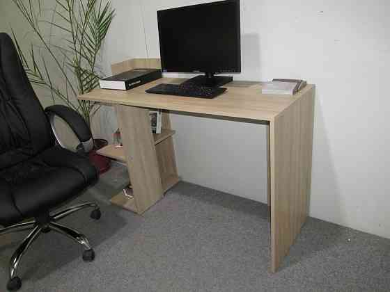 Cтіл комп'ютерний з 2 полицями М-ЗОН Джеко 1200/12 Антрацит (MZN-031021) Львів