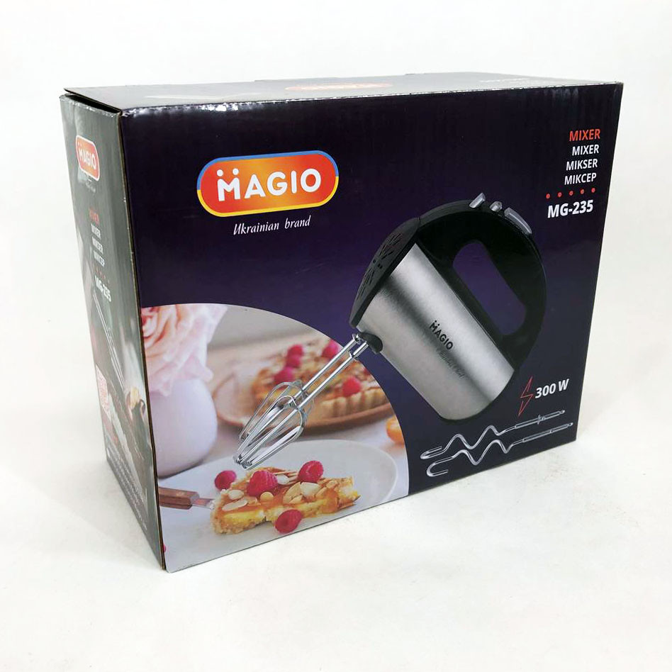 Миксер для теста на кекс, Хороший миксер для кухни с венчиком Бытовой с насадками AU-12 Львов - изображение 2