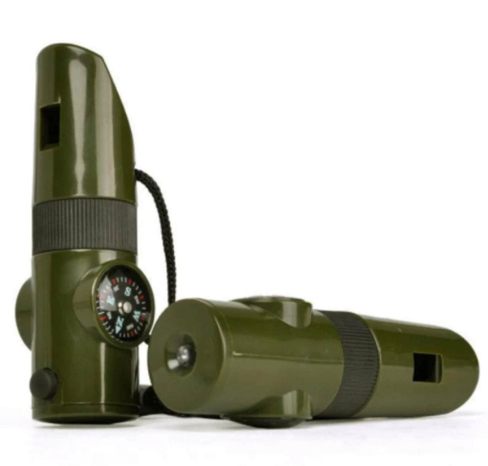 Туристичний компас ліхтарик свисток термометр 4 в 1 Київ - фото 2