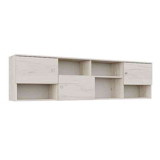 Полка навесная F-12, Дуб Крафт Білий, 1950/320/520 Львов