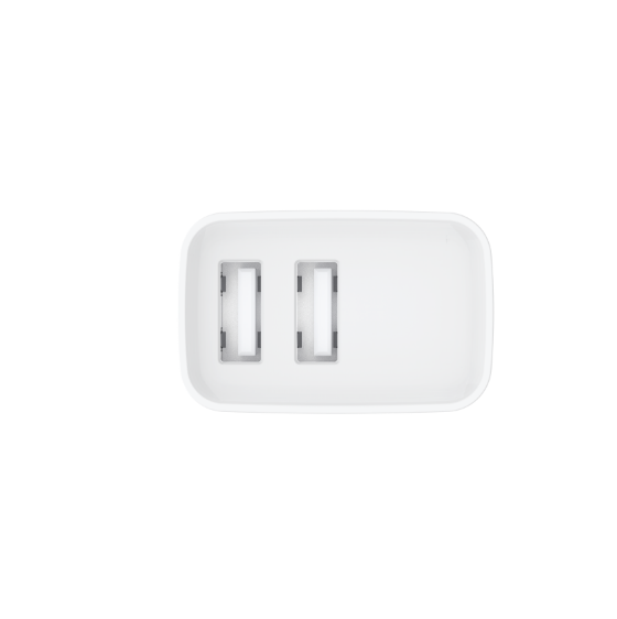 Зарядний пристрій мережевий 2USB 2,1А білий Havit HV-H131P Житомир - фото 4