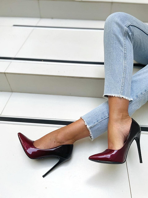 Vices Туфлі жіночі VICES червоні еко-лак каблук 11см (1058-19) (2391) Коломия - фото 10