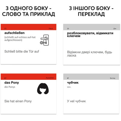 Обучающий набор English Student Карточки для изучения немецкого языка English Student Upper-Intermediate B2.2 (укр.) (591226014) Винница - изображение 2