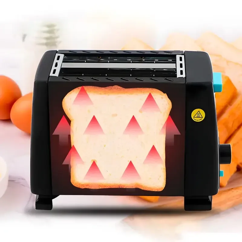 Тостер на 2 тости 1000Вт 2 Slice Toaster BITEK BT-263 Одеса - фото 4