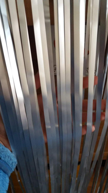 Дождик для фотозоны матовый украшение 245 см на 92 см серебристый Киев - изображение 7