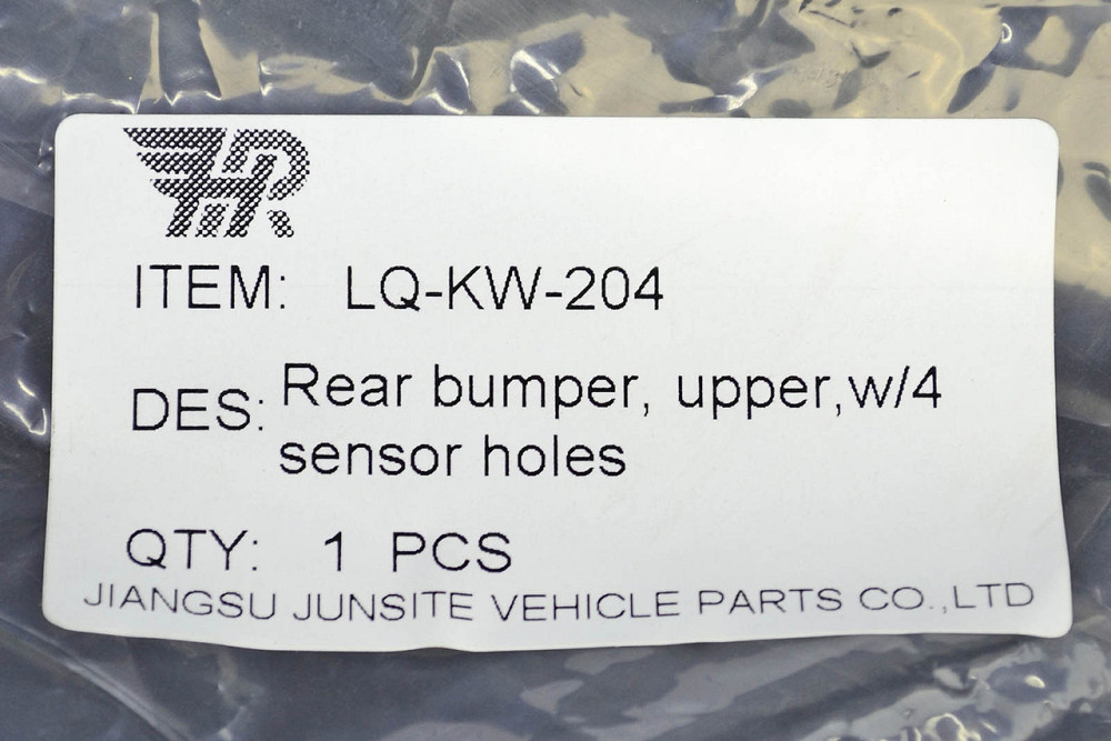 Бампер Додж Journey JC 1 (2010-2015) рестайлинг верхняя часть под парктроник (4 отверстия) Junsite задний Мукачево - изображение 3