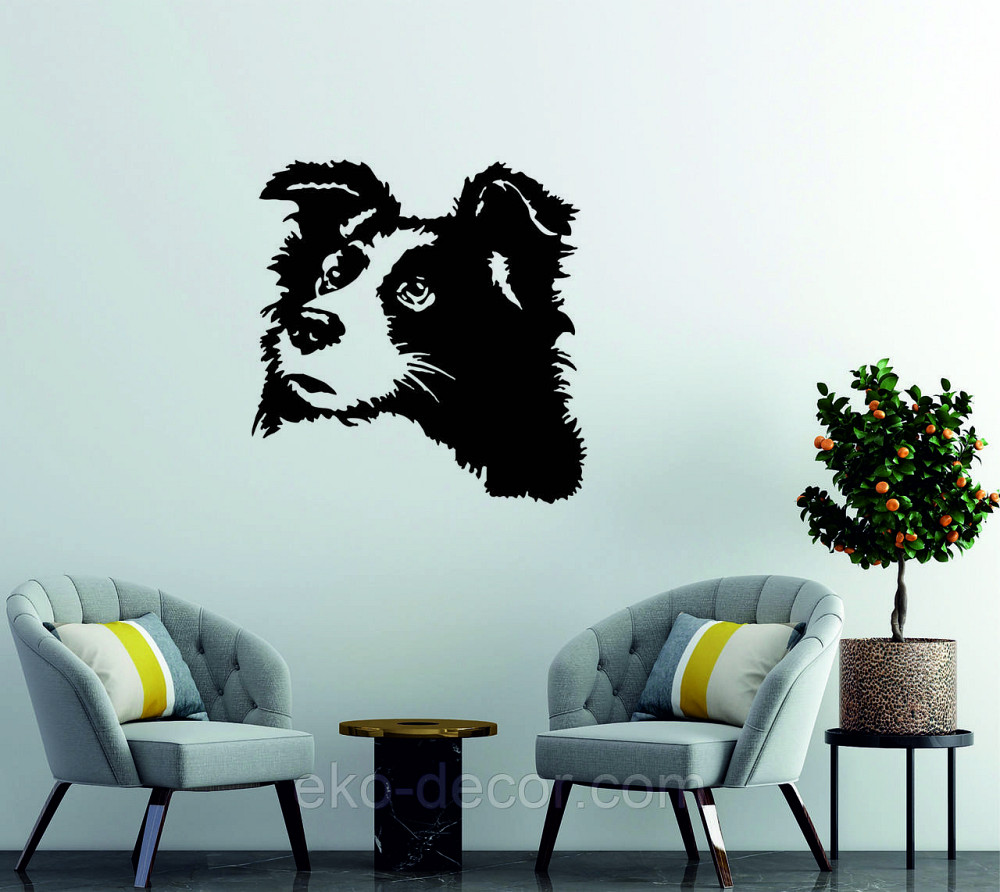 Декоративне настінне Панно «Бордер-Колі», Декор на стіну Київ - фото 2