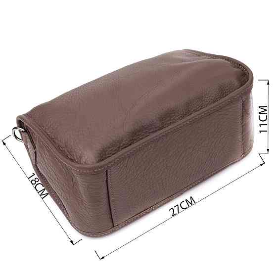 Женская сумка на плечо из натуральной кожи Vintage 23003 Коричневый Киев