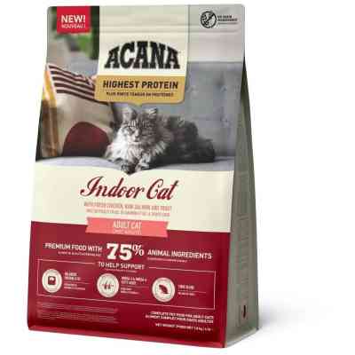 Сухой корм для кошек ACANA Highest Protein Indoor 1.8 кг (0064992723972) Винница