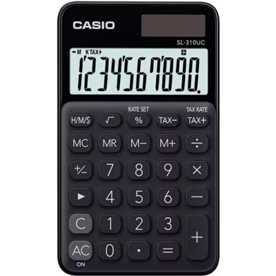 Калькулятор Casio SL-310UC-BK-W-EC, чорний (CALC-CAS-SL-310UC-BK) Вінниця - фото 1