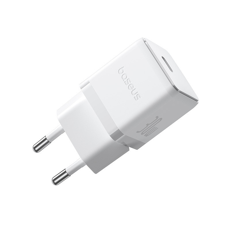 Мережевий зарядний пристрій Baseus Palm Fast Charger 1C 30W EU Moon White Одеса - фото 6