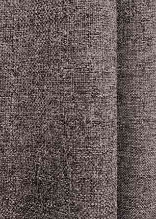 Шторная ткань премиум класса лен фактурный, коллекция «ELEMENTA» цвет коричневый 1870ш Киев