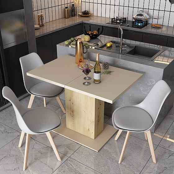 Стол в кухню Doros Бостон 150х70х79 см Кашемир/Дуб артизан (DRS-011468) Львов