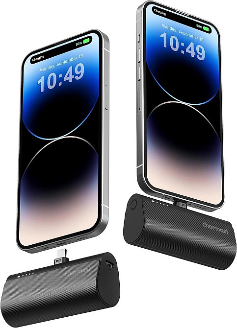 Портативный Power Bank Charmast 5000 мА·ч для iPhone, Lightning, быстрая зарядка PD 20 Вт, черный Киев - изображение 13