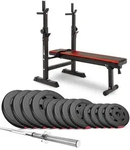 Тренажер Hop Спорт Zestaw Kulturystyczny Premium 99Kg Z Ławką Hs-1080 Киев - изображение 1