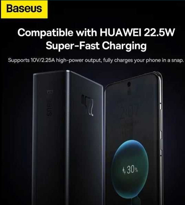 Power Bank Baseus 30000 mah 22.5w Star-Lord Digital Display Повербанк. Київ - фото 4