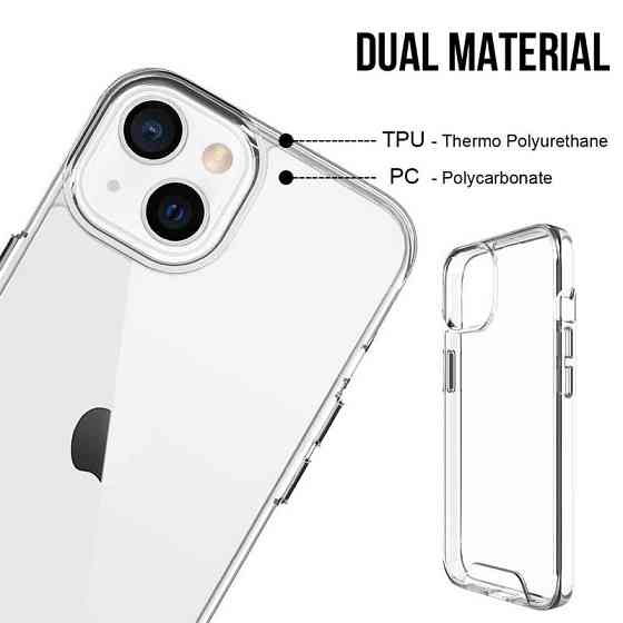 Iphone 14 Plus Прозорий чохол Space (TPU+PC) Одесса