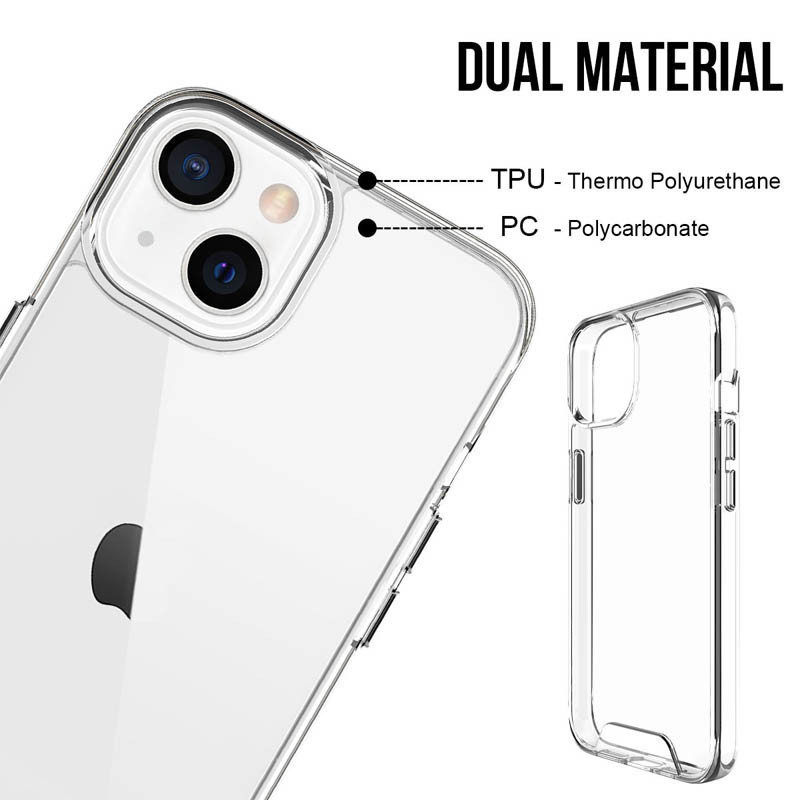 Iphone 14 Plus Прозорий чохол Space (TPU+PC) Одеса - фото 3