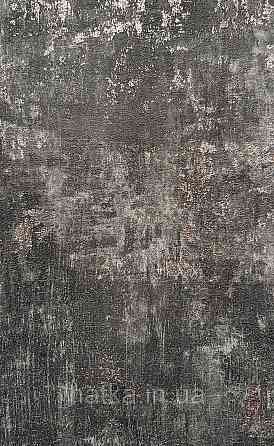 Обои виниловые на флизелине AS creation Della Natura 1.06Х10 под штукатурку под бетон черные золотистые Киев