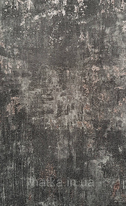 Шпалери вінілові на флізеліні AS creation Della Natura 1.06Х10 під штукатурку під бетон чорні золотисті Київ - фото 1