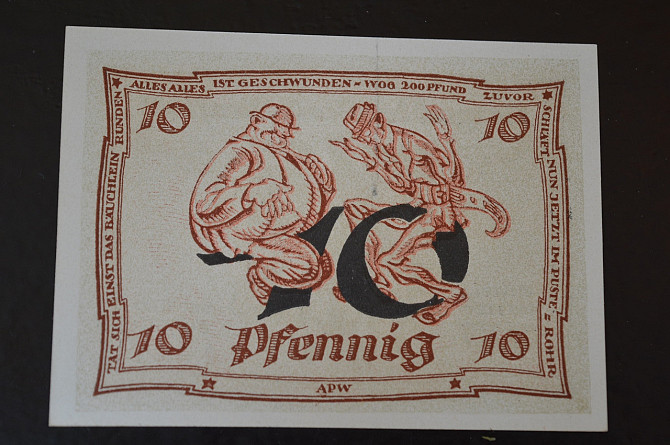 Германия. Нотгельд. 10 Pf 1921 года ( 3 ) Полтава - изображение 1