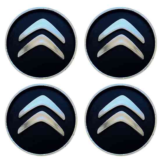 Ковпачки (заглушки) на диски Citroen 60/55мм чорний 4шт Киев