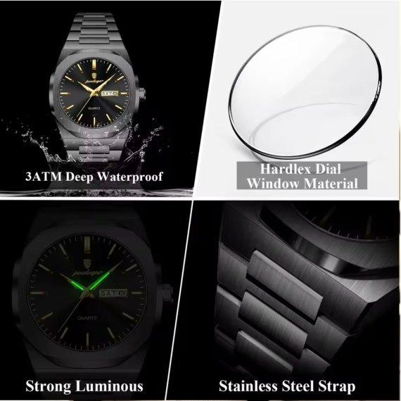 Часы мужские наручные Poedagar Amrest Черный Винница - изображение 5