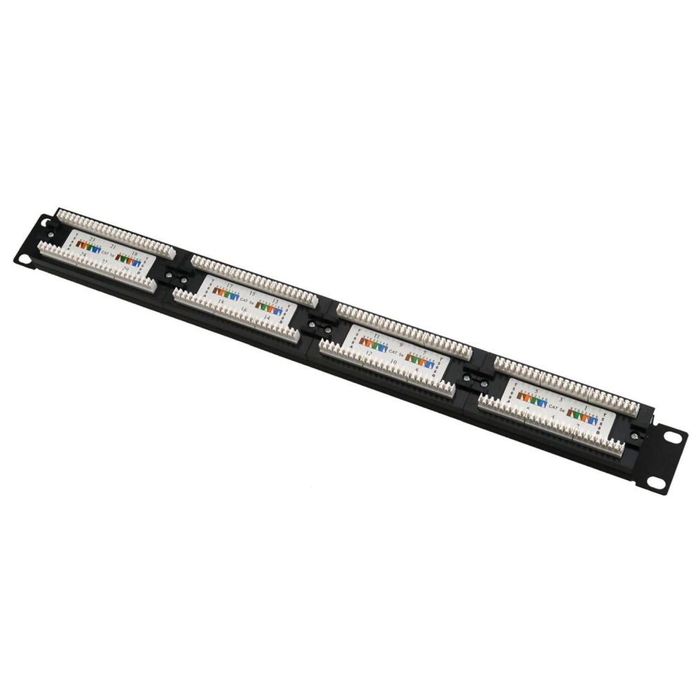 Патч-панель Hypernet 24-порти UTP кат. 5Е 19" PP-KUTP24-NM Київ - фото 2