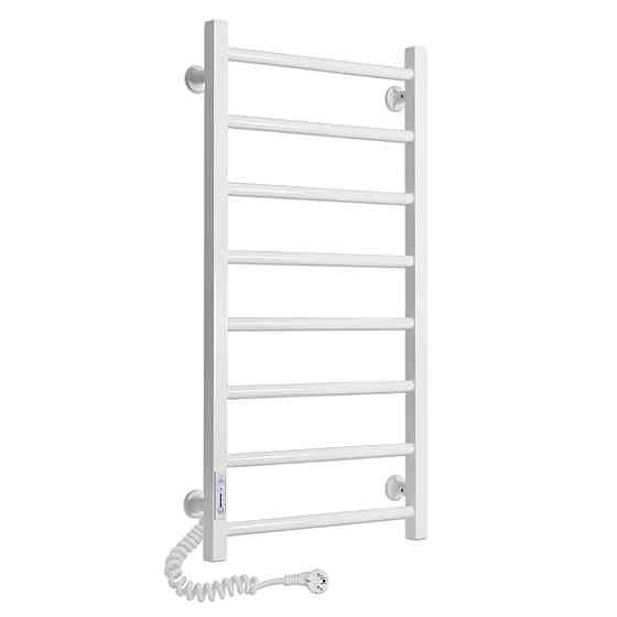 Електрична рушникосушка Laris Зебра Альфа ЧК6 400Х800 Е білий, ліве підключення Київ