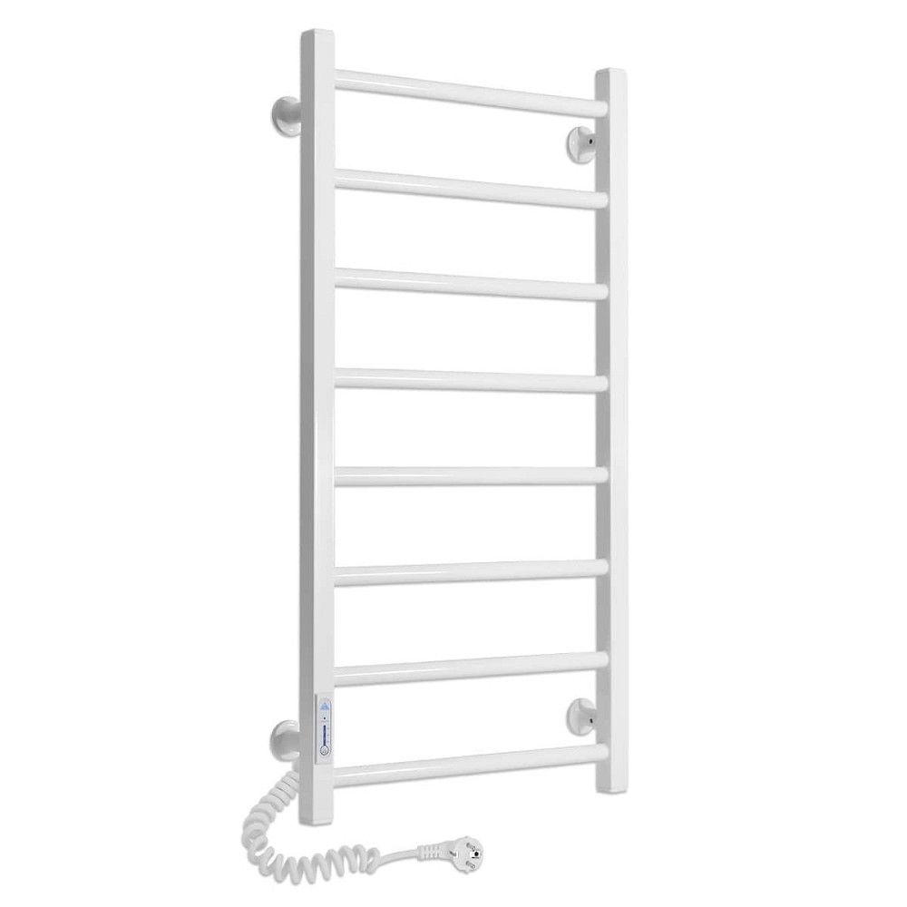 Електрична рушникосушка Laris Зебра Альфа ЧК6 400Х800 Е білий, ліве підключення Київ - фото 1