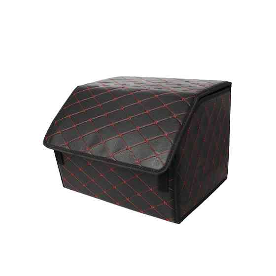 Автомобильный органайзер ZWX-002 Black-Red компактный вместительный два отдела для хранения на липучке с ручкой 40*30*30 см Киев