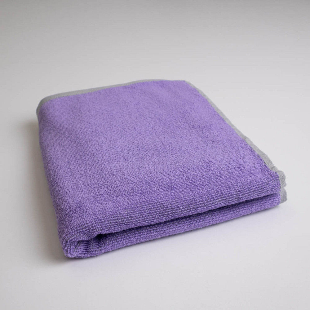 Махровое полотенце двустороннее Лаванда GM Textile 50х90см 400г/м2 (Лавандовый Серый) Сумы - изображение 7