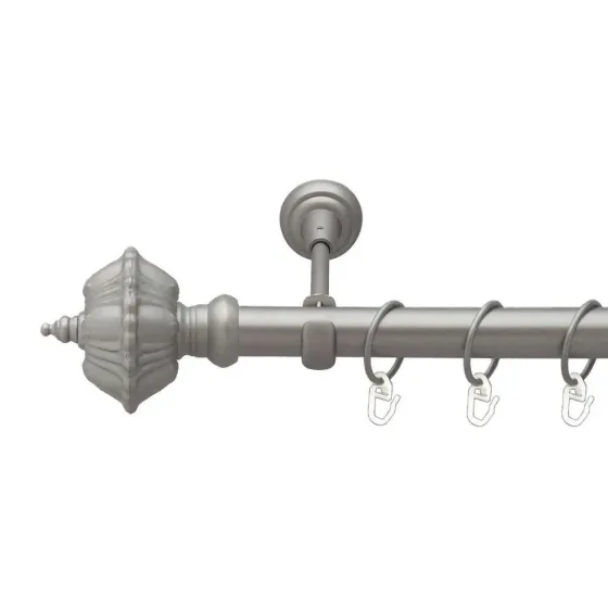 Карниз Orvit Шато металевий однорядний відкритий Сатин 25 мм 300 см (6322082) Львів