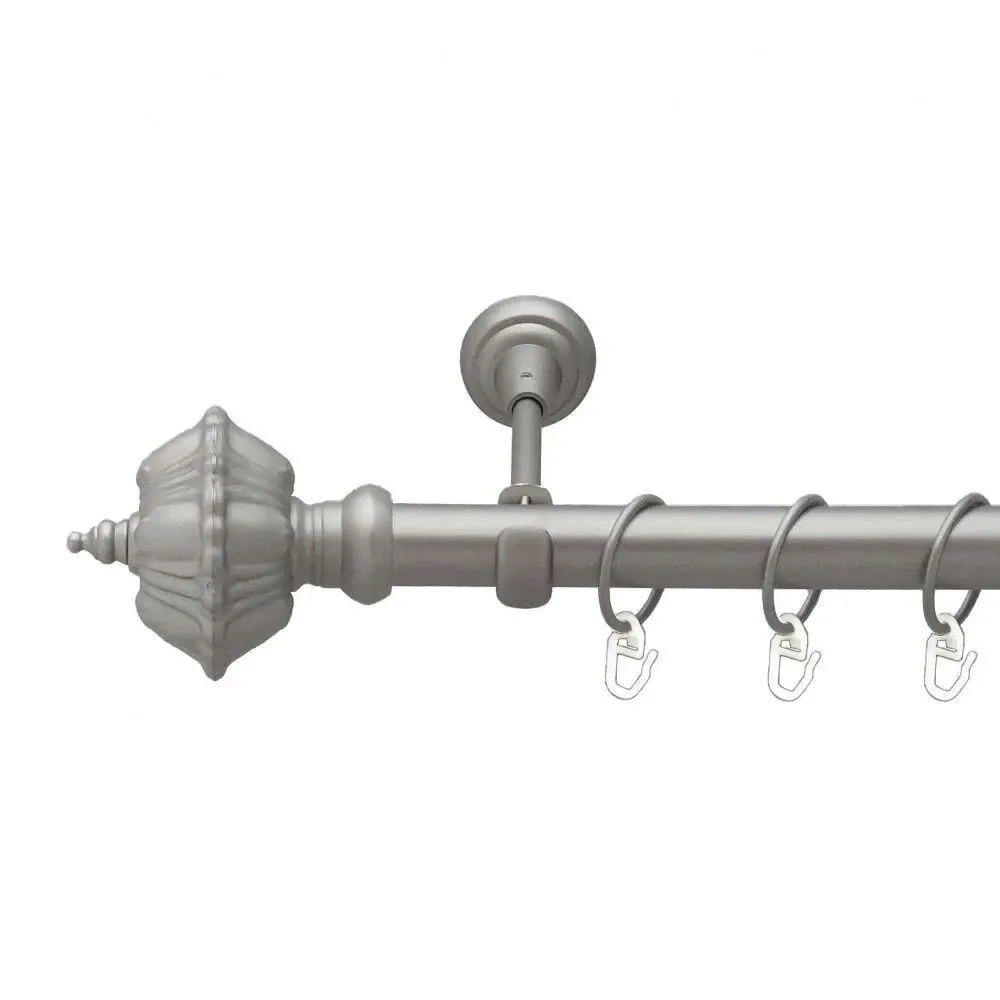 Карниз Orvit Шато металевий однорядний відкритий Сатин 25 мм 300 см (6322082) Львів - фото 1