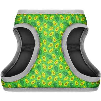 Шлей для собак WAUDOG Clothes с QR паспортом "Авокадо" XS2 (2947) Винница