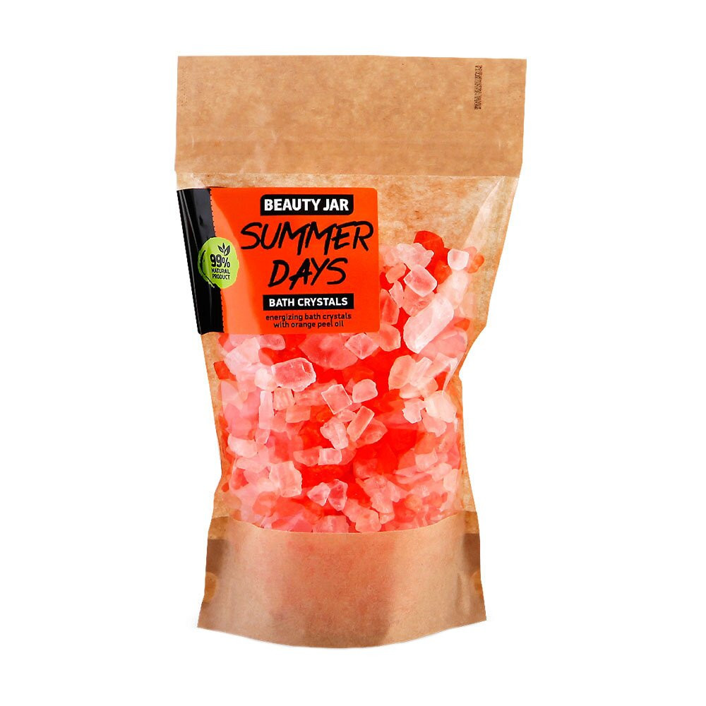 Энергизирующие кристаллы для ванны с маслом из апельсиновых шкурок Summer Days Beauty Jar 600 г Киев - изображение 2