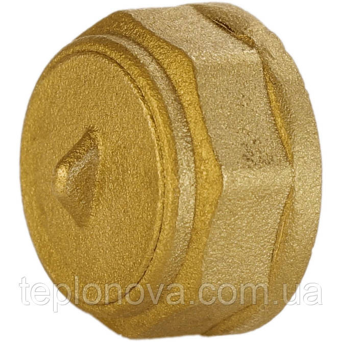 Заглушка латунна 1/2| ВР штампована А1001А VA Чернівці - фото 1