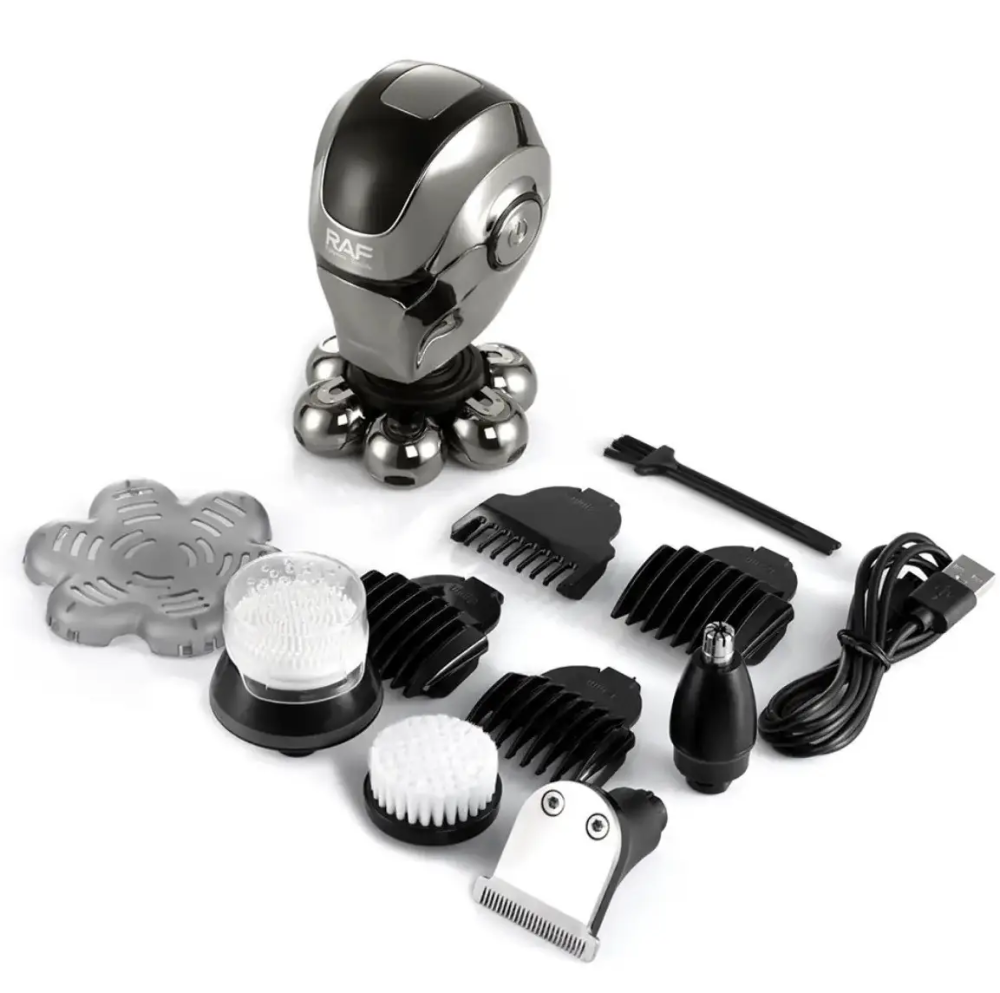 Машинка для стрижки RAF R4087 аккумуляторная, триммер для волос и бороды, насадки, регулировка длины Одесса - изображение 10