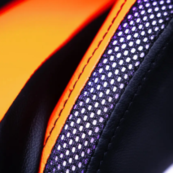 Геймерське крісло DIEGO з підставкою для ніг, масажем та LED-підсвіткою – Чорно-червоне, витримує до 150 кг Львів - фото 10