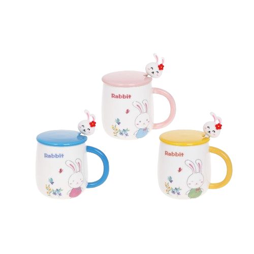 Заварник Rabbits (3 види) 430мл з ложкою та кришкою порцеляна 927-223 БОНА ДИ Житомир