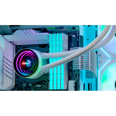 Система рідинного охолодження AeroCool Oasis L240 White (ACLA-OA24117.21) Вінниця - фото 7