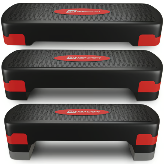 Степ платформа Hop-Sport HS-PP033AS чорно-червона Київ - фото 7
