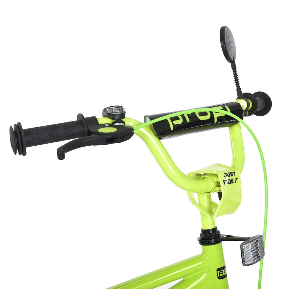 Велосипед дитячий MB 20013-1, 18 дюймів, салатовий Вінниця - фото 2