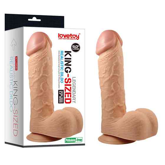 Фалоімітатор - King-Sized Realistic Dildo 9" Sex Aura Київ