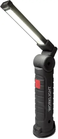 Акумуляторний ліхтар Worklight W-52 360°: Магніт, 5 режимів, LED COB, надійний помічник у ремонті та подорожах Київ