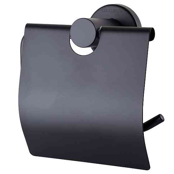 Тримач для туалетного паперу Globus Lux BS8410 чорний матовий SUS304 Тернопіль