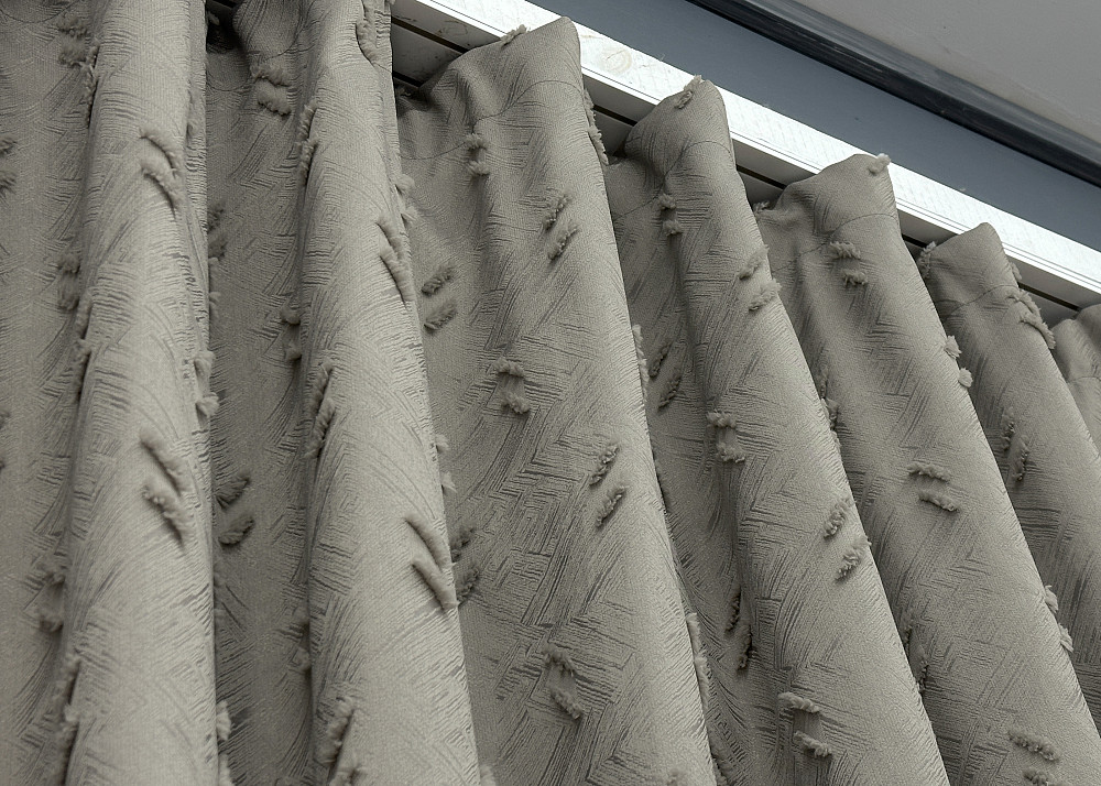 Шторная ткань Лен Букле цвет серый 1888ш Киев - изображение 5