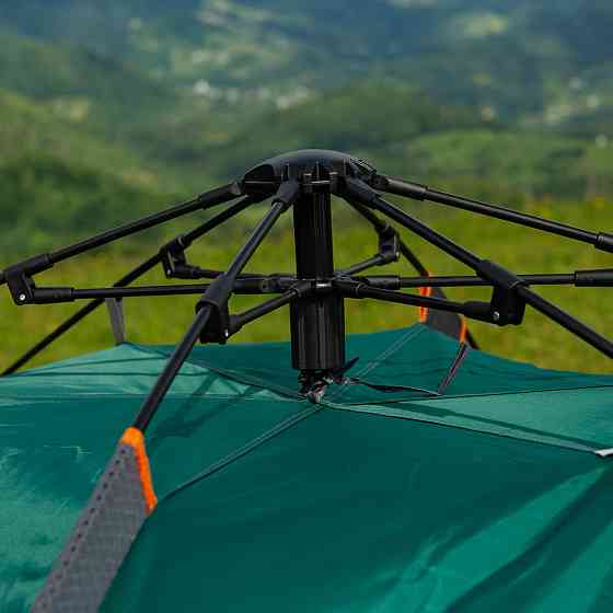 Намет автоматичний двомісний 200*230*130 см водонепроникний зелена LU015GR Київ