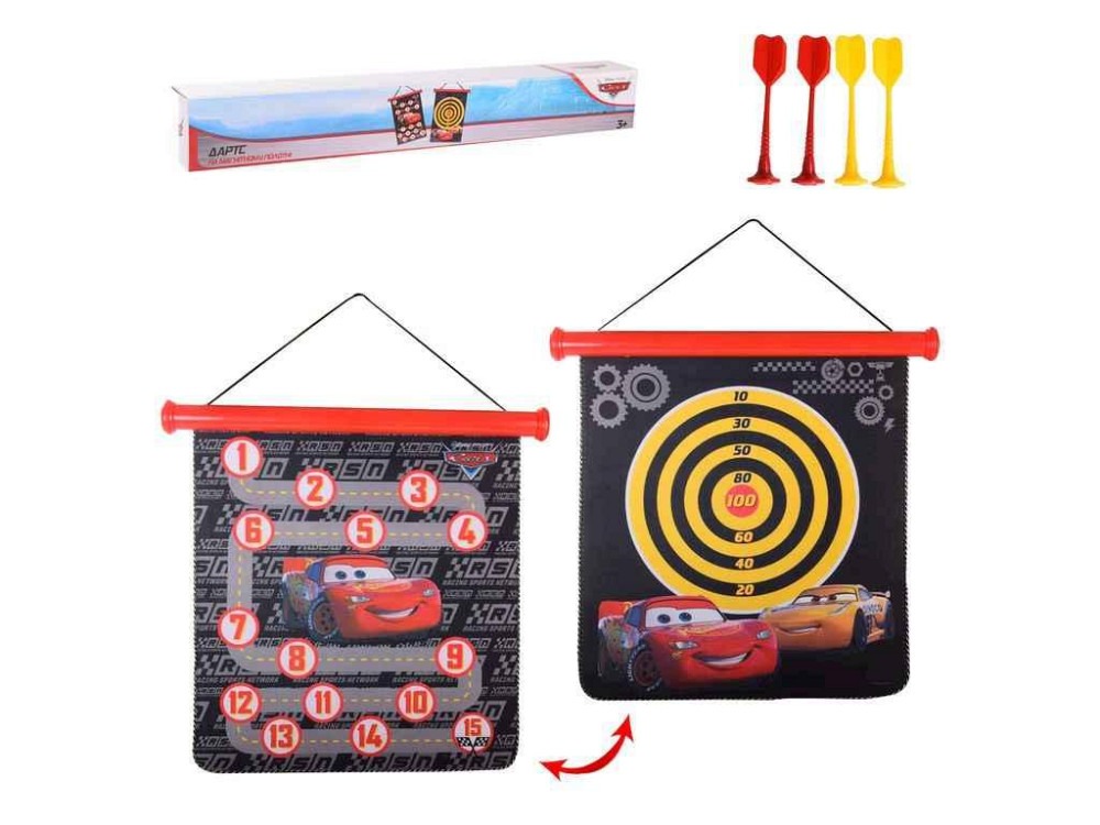 Дартс магнітний Тачки арт.LD1125 ТМ 7TOYS Київ - фото 1