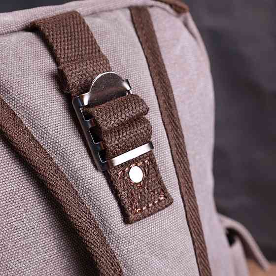 Оригинальная сумка через плечо из плотного текстиля Серый (Vintage) Киев